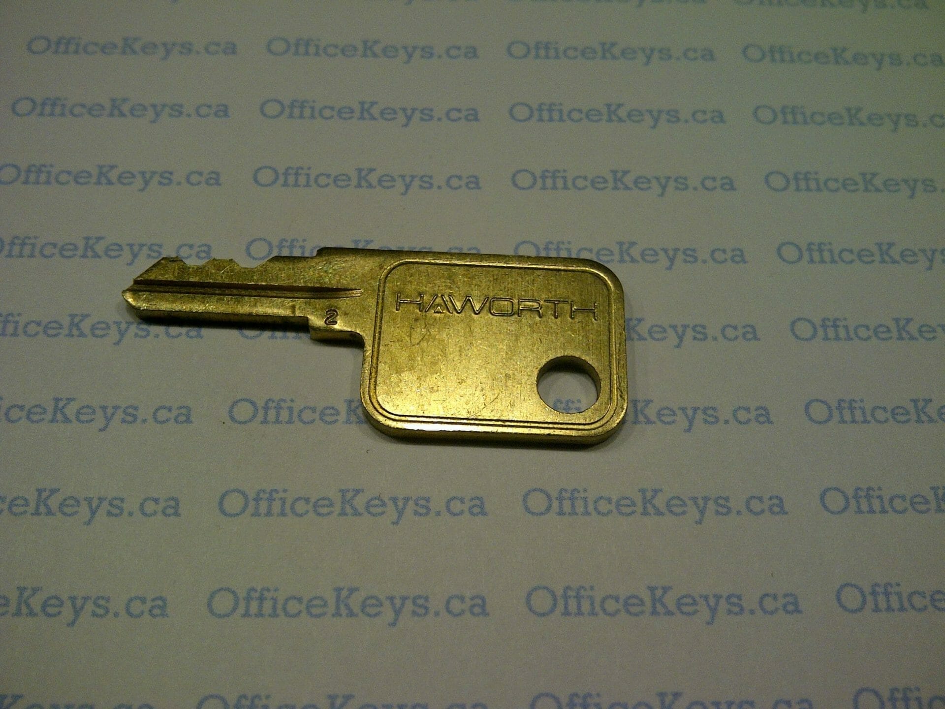 Haworth ML226 Replacement Key 2 Keys 